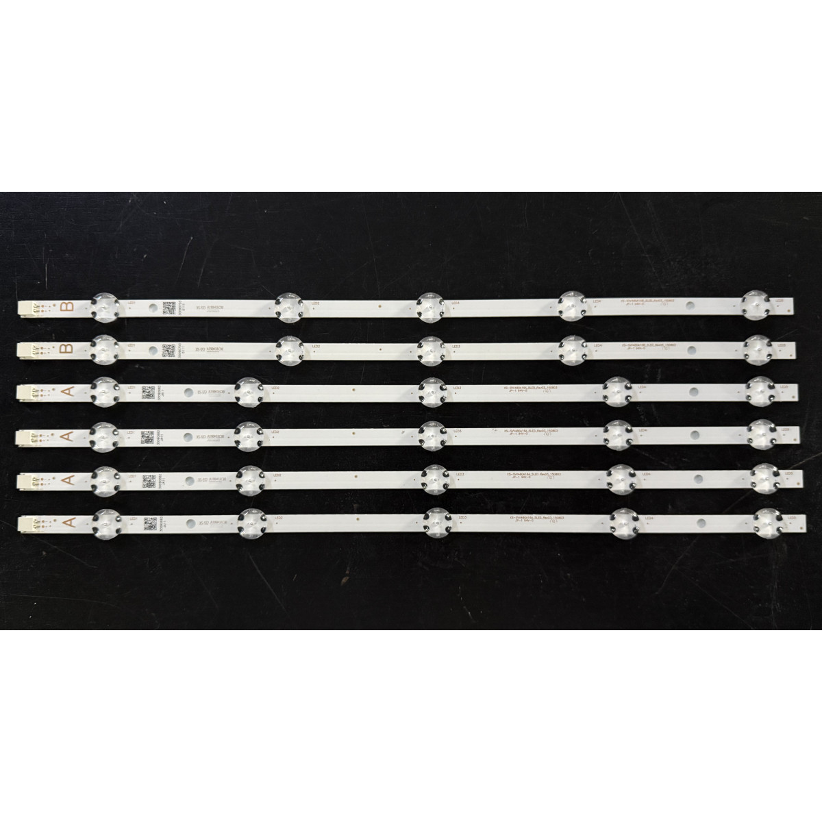 Más márkák - Vortex 48" LED háttérvilágítás TV készlet - 4A + 2B x 5 LED - 3V - 445mm - SVV480A16A/B_5LED_Rev03_150803