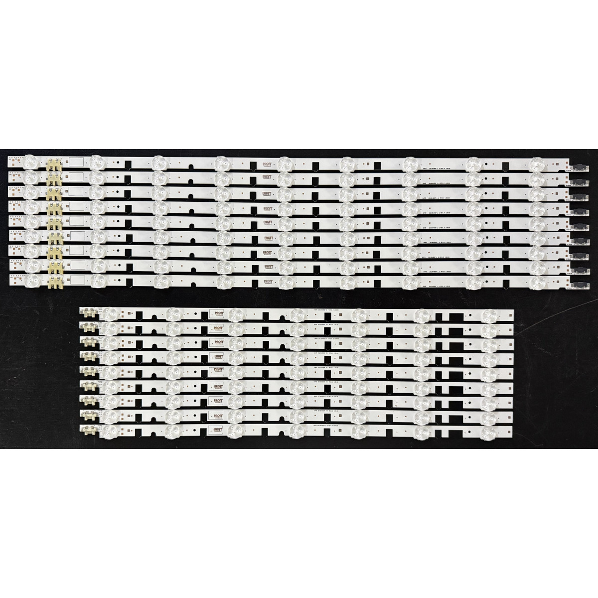 LED Backlight Strip Samsung 50" - 9 strips x 16 LEDs (9A + 9B - 9 + 7 LEDs), 3V, 1040mm, 18 pieces