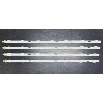 Samsung 32" TV LED háttérvilágítás készlet - 4 darab x 7 LED - 3V - 627mm - V5DF-320DC1-R2