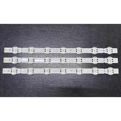 LED Backlight Strip LG 43" - 3 strips x 7 LEDs - 6V - 446mm - SSC_Y19_43UM75