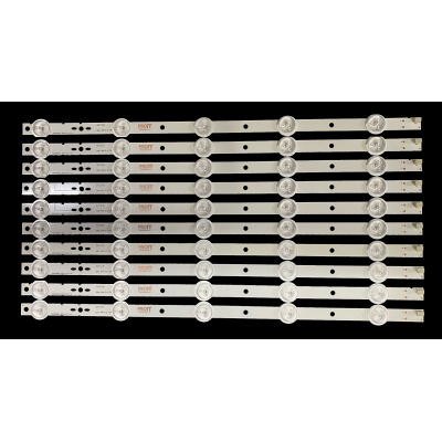 LED Backlight Strip Sony 40" - 10 strips x 5 LEDs - SVG400A81_REV3, 395mm