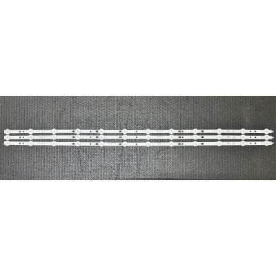 Más márkák 40" LED háttérvilágítás TV készlet - 3 darab x 12 LED (2A + 1B) - 3V - 802mm - LED40D12A-ZC21AG-02