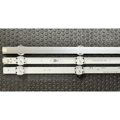Комплект ленти LED универсални / Arcelik 65" - 10 ленти x 7 LEDs - 3V - 710mm - LG Innotek ARCELIK 65Inch REV0.2