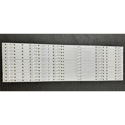 Hisense 65" TV LED háttérvilágítás készlet - 12 darab x 6 LED - 3V - 612mm - LB65073 V0