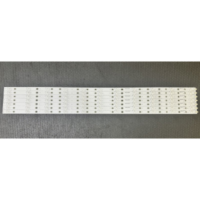LED Backlight Strip Philips 42" - 7 strips x 11 LEDs - 3V - 856mm - CL-42-D711-L-V5 - CL-42-D711-R-V5