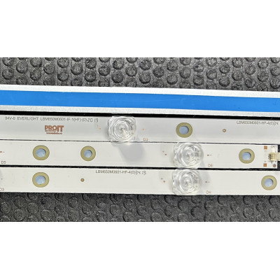Комплект ленти LED Philips 65" - 12 ленти x 6 LED - 3V - 675mm - LBM650M0601-HF-4(0)