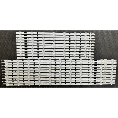 Samsung 55" LED háttérvilágítás TV - 10 darab x 18 LED (11 + 7) - 3V - 466/704mm - D2GE-550SCA-R3