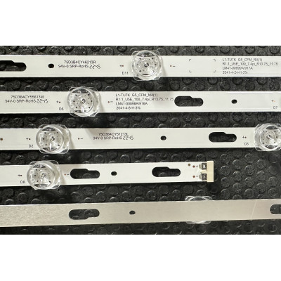 Комплект ленти Samsung 75" - 6 ленти x 12 LED (4+4+4) - 3V - 1527mm - LM41-00897A