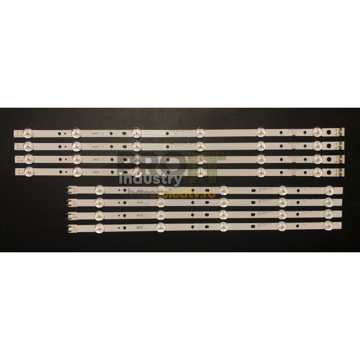 LED Backlight Strip Samsung 48" - 4 strips x (6+5) LEDs - 8 pieces - DMGE-480SMA-R6 - DMGE-480SMB-R6