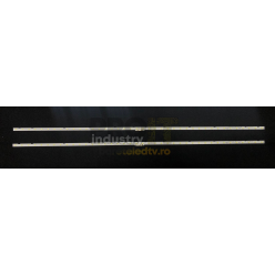 LED Backlight Strip Samsung 55" - 2 strips side x 40 led, 6v, 596mm - V8N4-550SM0-R1