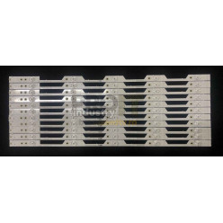 LED Backlight Strip Hisense 60" - 11 strips x 5 LEDs, 617mm