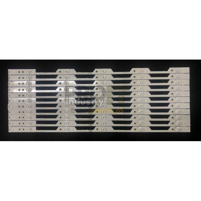 LED Backlight Strip Hisense 60" - 11 strips x 5 LEDs, 617mm