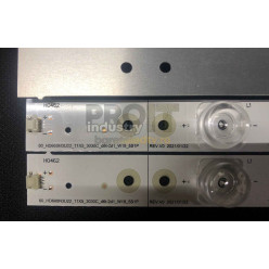 LED Backlight Strip Hisense 60" - 11 strips x 5 LEDs, 617mm