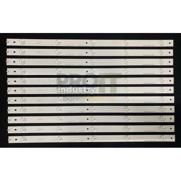 LED Backlight Strip other brands 50" - 11 strips x 5 LEDs - 3V - 490mm