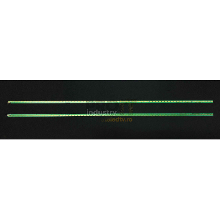 LG 65" TV LED háttérvilágítás készlet - 2 darab edge szalag - 2 oldalsó szalag x 68 LED - 3V - 711mm