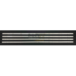 LED Backlight Strip LG 49" - 4 strips x 9 LEDs - 3V - 965mm - JL.D49091330-001FS-M