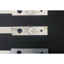 LED Backlight Strip Sharp 43" - 3 strips x 9 LEDs - 3V - 830mm, aluminiu