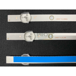 Vestel / Más márkák 40" LED háttérvilágítás TV készlet - 3 darab - (2A x 8 LED) + (1B x 7 LED) - LB40017