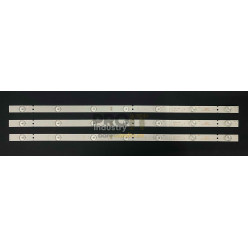LED Backlight Strip other brands 32" - 3 strips x 7 LEDs - 3V - 560mm - 5800-W32001-3P00 - 05-20024A-04A - Ver00.00