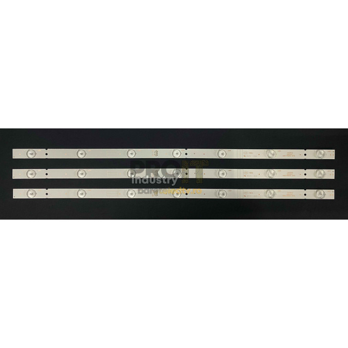 LED Backlight Strip other brands 32" - 3 strips x 7 LEDs - 3V - 560mm - 5800-W32001-3P00 - 05-20024A-04A - Ver00.00