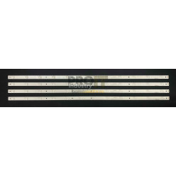 LED Backlight Strip LG 42" - 4 strips x 12 LEDs - 3V - 851mm - ZDCX42D12-ZC14F-07