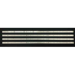 LED Backlight Strip other brands 39" - 4 strips x 8 LEDs - 3V - 756mm - ZX39JTX332M08A0 V0 - OY39D08-ZC14F-04