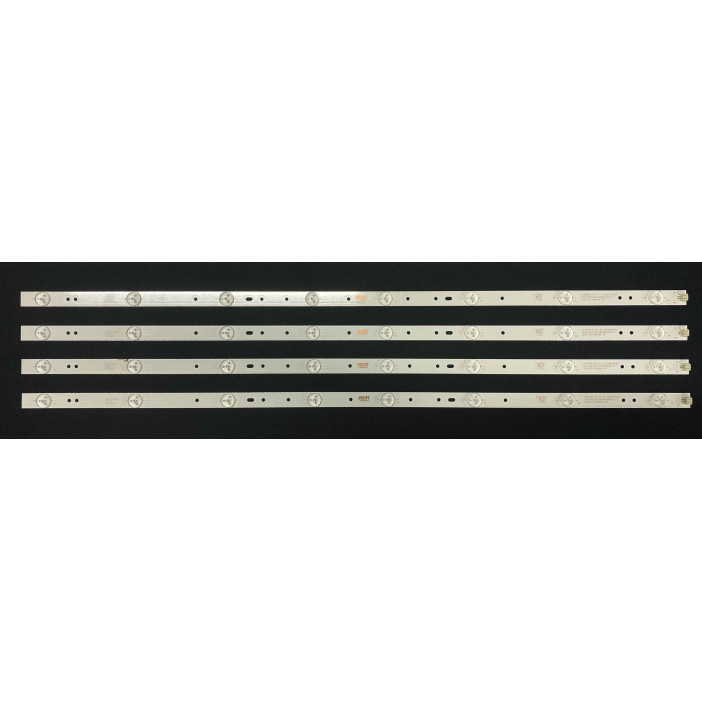 Комплект ленти универсални 39" - 4 ленти x 8 LED - 3V - 756mm - ZX39JTX332M08A0 V0 - OY39D08-ZC14F-04