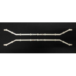 LED Backlight Strip Samsung 32" - 2 strips x 9 LEDs, 3V - D3GE-320SM0-R2 - D3GE-320SM0-R3 - D3GE-320SM0-R1