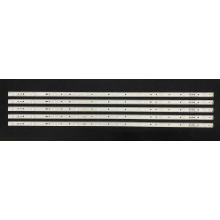LED Backlight Strip Philips 43" - 5 strips x 10 LEDs, 3V, 842mm - GJ-2K15-430-D510-17.8mm-V4