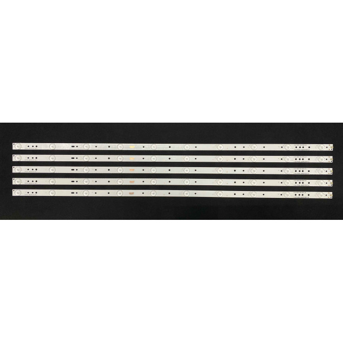 LED Backlight Strip Philips 43" - 5 strips x 10 LEDs, 3V, 842mm - GJ-2K15-430-D510-17.8mm-V4