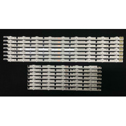 LED Backlight Strip Samsung 42" - 7 double strips x (9+5) LEDs - D2GE-420SCB-R3 D2GE-420SCA-R3 2013SVS42F