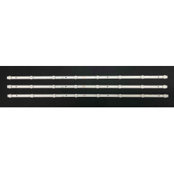 LED Backlight Strip other brands 39" - 3 strips x 8 LEDs - 6v - 737mm - MS-L1795 V2