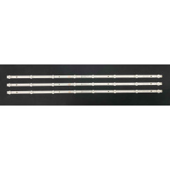 LED Backlight Strip Vortex - Vonino 40" - 3 strips x 8 LEDs (4 + 4 parallel) - 6V - 750mm - MS-L2695 V1 - Vortex LEDV-40E19N