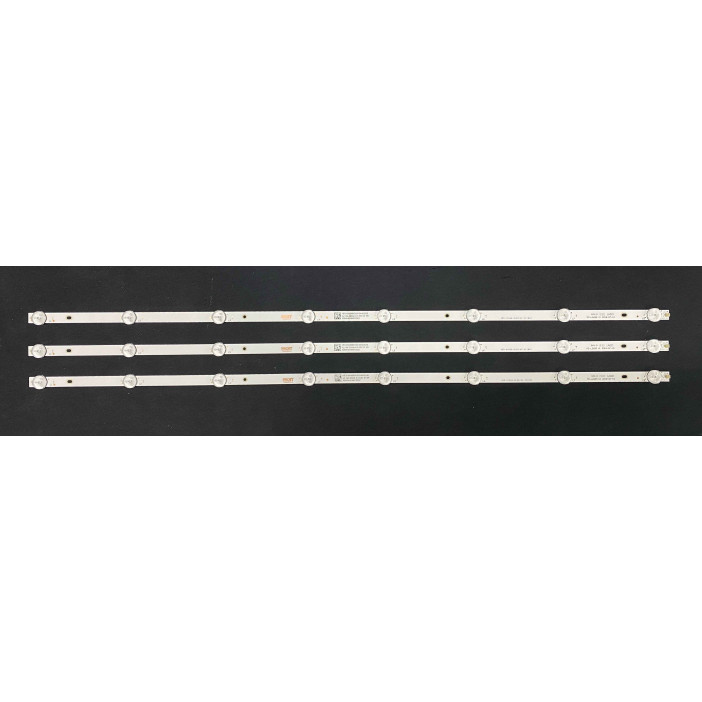 LED Backlight Strip Vortex - Vonino 40" - 3 strips x 8 LEDs (4 + 4 parallel) - 6V - 750mm - MS-L2695 V1 - Vortex LEDV-40E19N