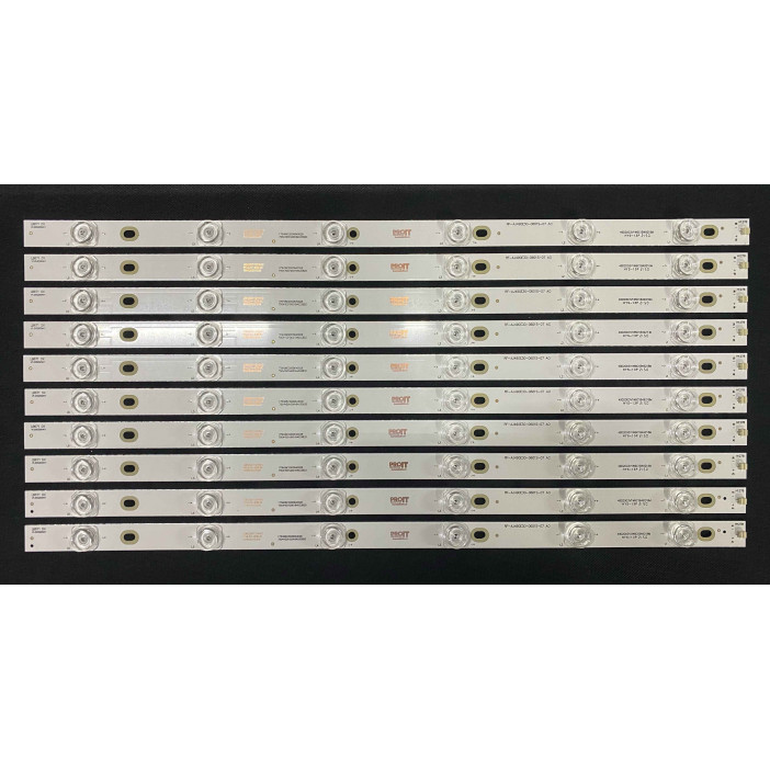 Комплект ленти Sharp 49" - 10 ленти x 6 LED - 3V - 495mm - RF-AJ490E30-0601S-07 A0, AJ490E32 02 A2