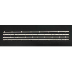 LED Backlight Strip other brands 43" - 2A x 8 LEDs + 2B x 10 LEDs - 3V - JL.D430A1330-078HS-M_V01 + JL.D43081330-078HS-M_V01