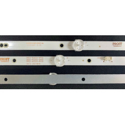 Комплект ленти универсални 32" - 2 ленти x 5 LED - 3V - 566mm - 32D3503V2W5C1B56712M