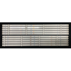 LED Backlight Strip LG 55" - 5 strips x 8 LEDs (A + B - 4 + 4 LEDs), 10 pieces - 55UJ63_UHD_A + 55UJ63_UHD_B
