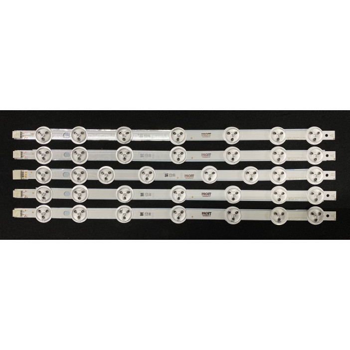 LED Backlight Strip Panasonic / other brands 39" - 5 strips - 4A x 7 LEDs + 1B x 8 LEDs - 3V - 355mm