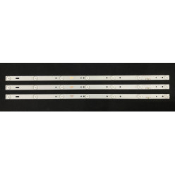 LED Backlight Strip other brands 32" - 3 strips x 7 LEDs - 598mm, 3V - HL-00320A28-0701S-04 - HL-00320A28-0701S-07