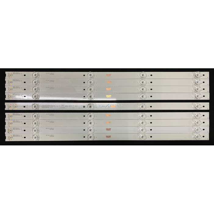 LED Backlight set TCL / Other brands 55" - 9 strips x 4 LEDs - 8A + 1B - 6v - 522mm - 55HR330M04A5 V4 + 55HR330M04B5 V4
