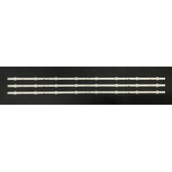 LED Backlight Strip Samsung 40" - 3 strips x 8 LEDs, 3V, 775mm, V5DN-395SM0-R2, V5DN-395SM0-R3