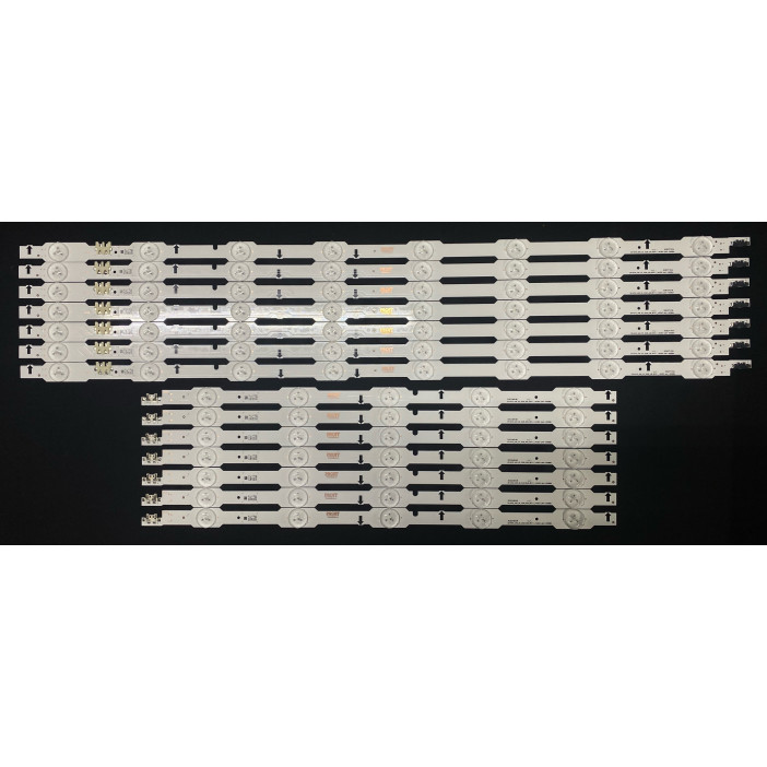 Комплект ленти Samsung 55" - 7 ленти x 13 LED - 8 + 5 LED - 3V - DUGE-550DCA-R5 + DUGE-550DCB-R5