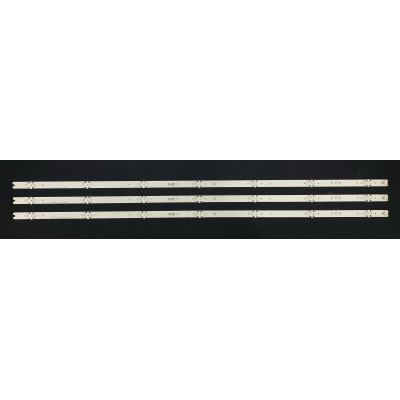 LED Backlight Strip LG 43" - 3 strips x 7 LEDs - 3V - 43'' V16 ART3 2665 Rev0.3 - 6916L-2550A - 6916L-2743A
