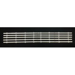 LED Backlight Strip Panasonic 42" - 5 strips x 8 LEDs - 10 pieces - 4 + 4 LEDs - 3V - 425mm - SV0420A88_Rev3_B_4LED_130930