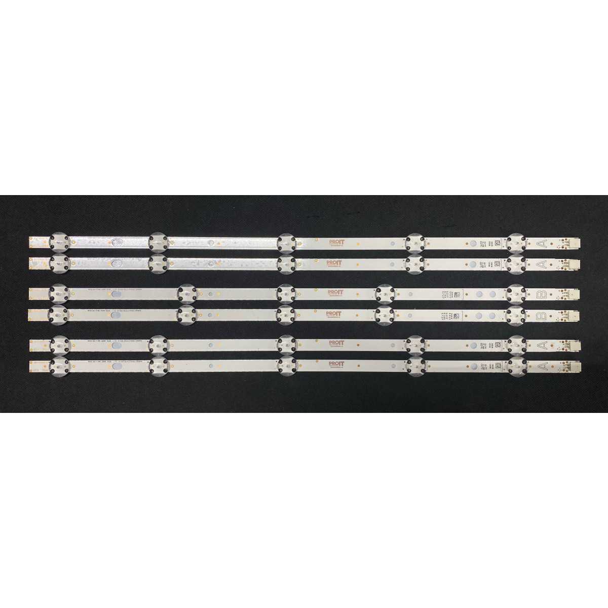 LED Backlight Strip other brands 49" - 4 strips x 5 LEDs + 2 strips x 5 LEDs - 4A + 2B
