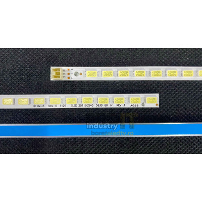 LED Backlight Strip Grundig, Toshiba 40" - 2 strips side x 60 LEDs - 3V - 2011SGS40 5630 60 H1 REV1.1 - G1GE-400SM0-R6