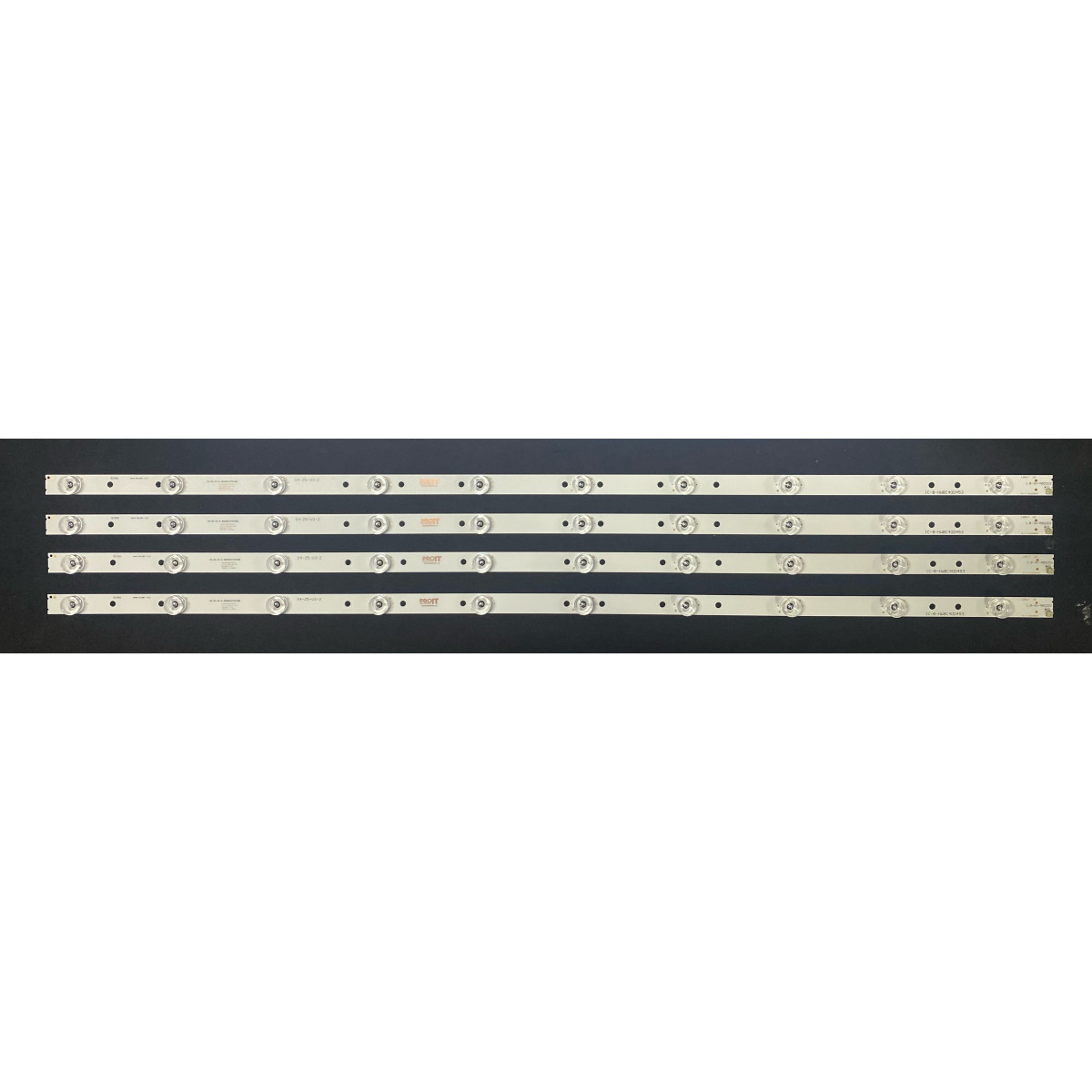 Комплект ленти универсални 40" - 4 ленти x 10 LED - 3V - 781mm - IC-B-HWBC40D453