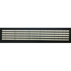 LED Backlight Strip LG 43" - 5 strips x 10 LEDs, 3V, 850mm - LB43015 V0_03 - LB43101 V0_01 - LB43102