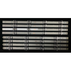 LED Backlight Strip LG 40" - 4 strips x (4+4) led, 8 pieces, 4A + 4B